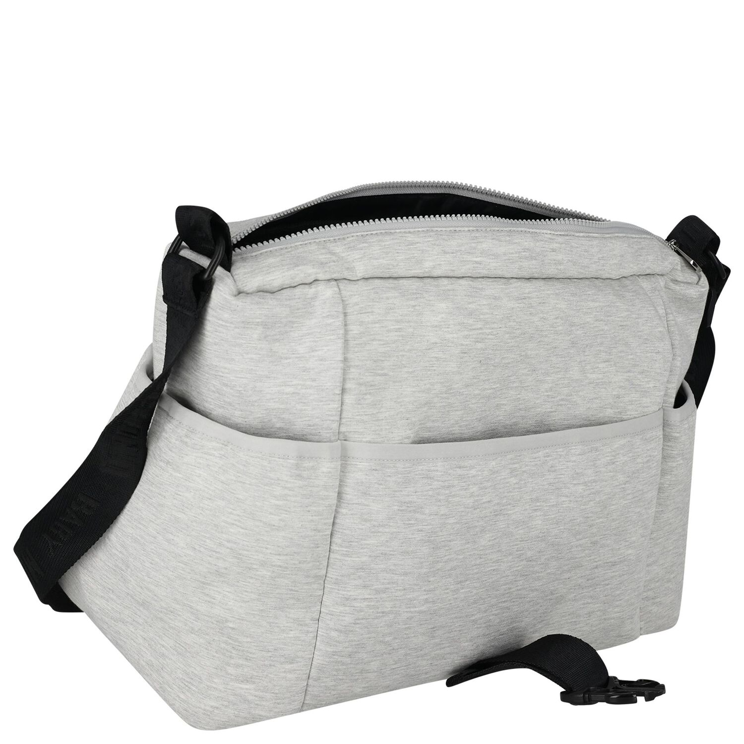 Grey Teddy Bear Logo Baby Changing Bag ( 40CM ), 2, hi-res