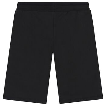 Boys Black Logo Shorts