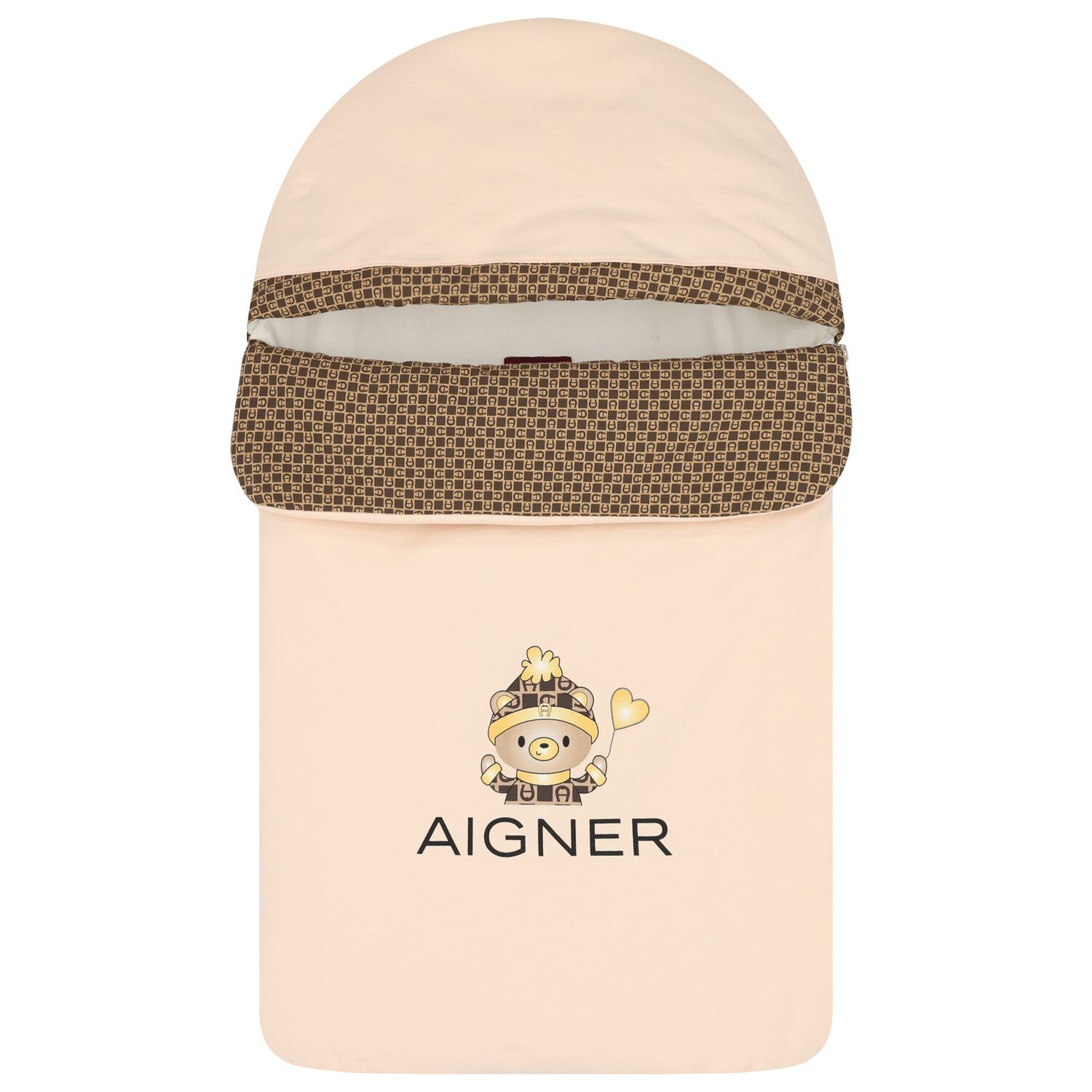 Baby Girls Pink Teddy Bear Logo Nest, 3, hi-res