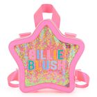 Girls Pink Star Backpack, 1, hi-res