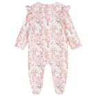 Baby Girls White & Pink Africa Babygrow Gift Set  , 1, hi-res