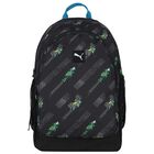 Boys Black Logo Backpack, 1, hi-res