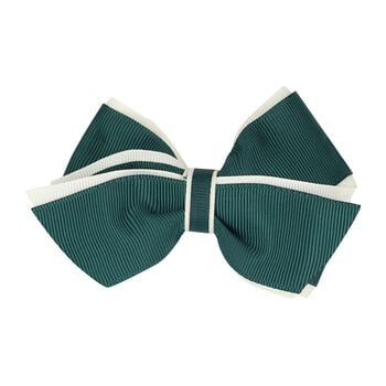Girls Green Bow Hairclip