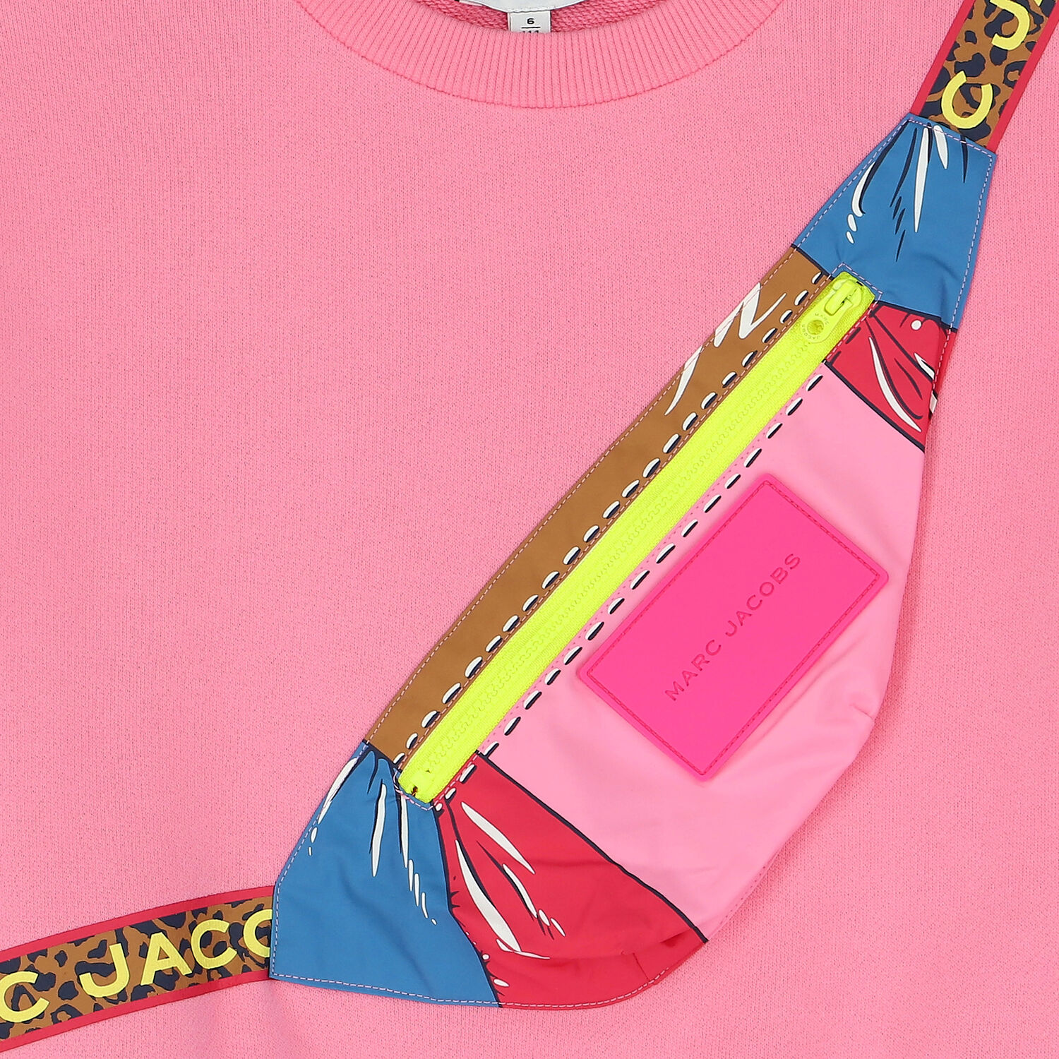 Girls Pink Logo Sweatshirt, 1, hi-res