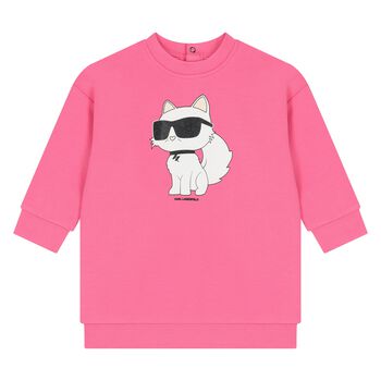 Younger Girls Pink Choupette Dress