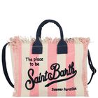 Girls Pink & Beige Colette Logo Tote Bag ( 30cm ), 1, hi-res