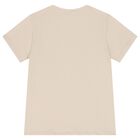 Boys Beige Compass Geo Map T-Shirt, 1, hi-res