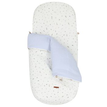 Ivory & Blue Floral Baby Nest