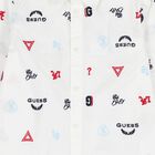 Boys White Logo Shirt, 1, hi-res