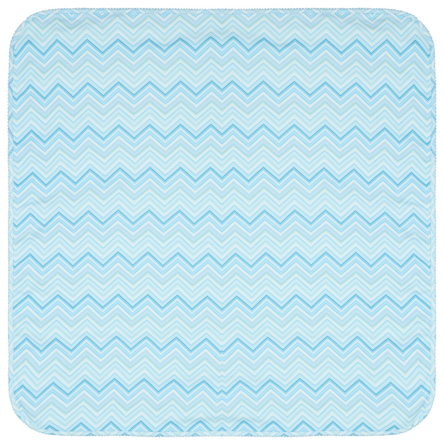 Baby Boys Blue Zig Zag Baby Blanket, 5, hi-res