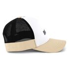 Boys White, Beige & Black Logo Cap, 1, hi-res
