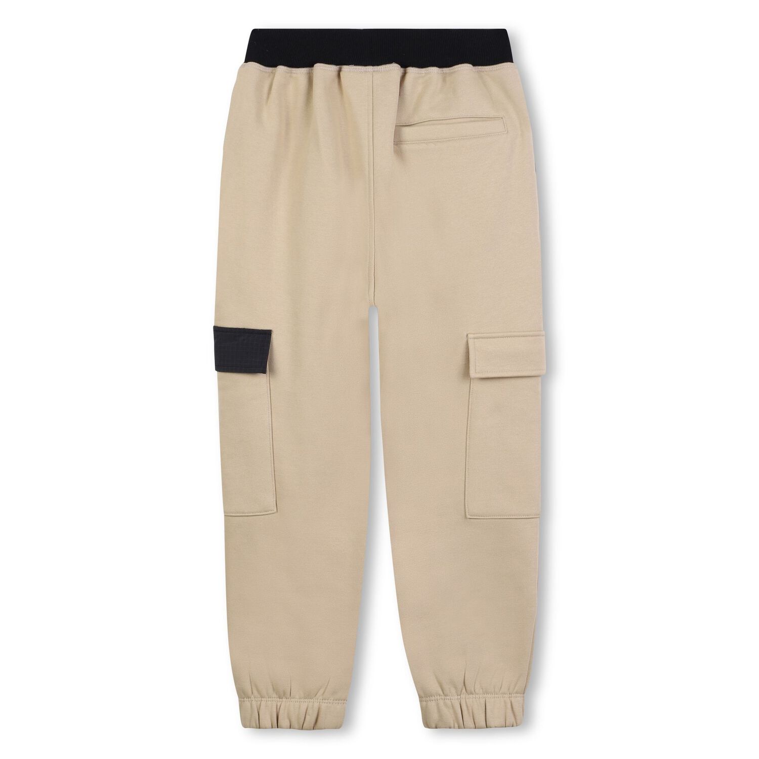 Boys Beige Logo Joggers , 2, hi-res