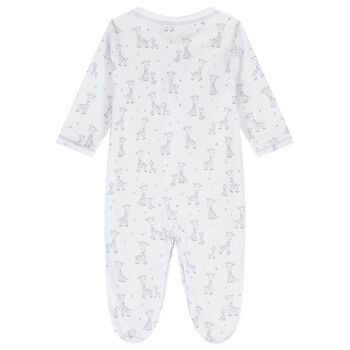 Ivory & Grey Just Giraffe Babygrow