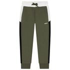 Boys Green Logo Joggers, 2, hi-res