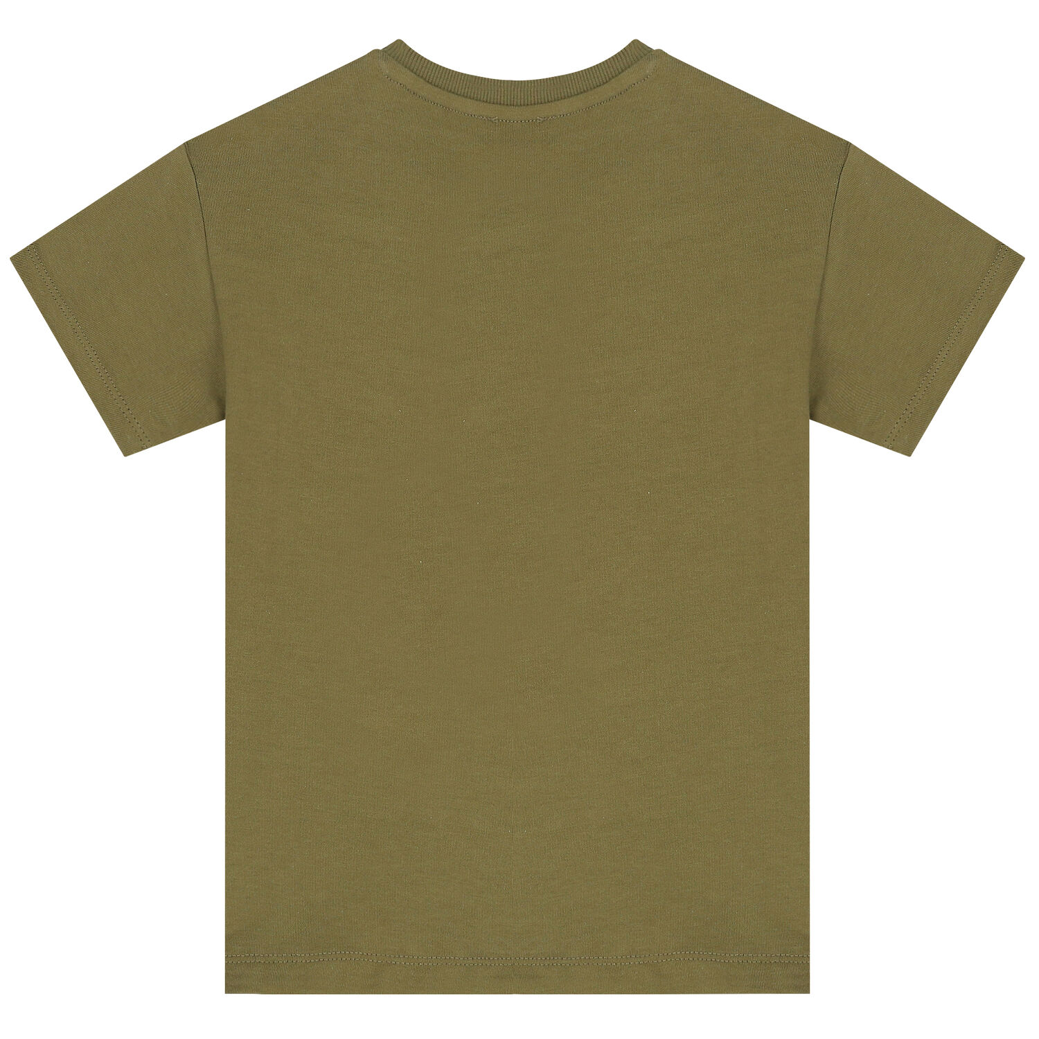 Boys Khaki Green Giraffe Logo T-Shirt, 1, hi-res