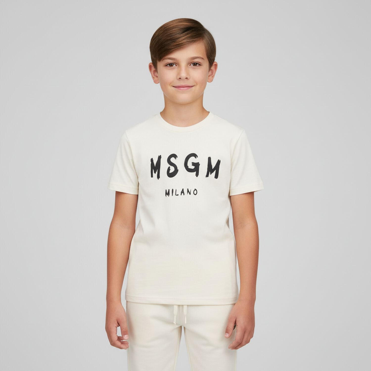 Ivory Logo T-Shirt, 5, hi-res image number null