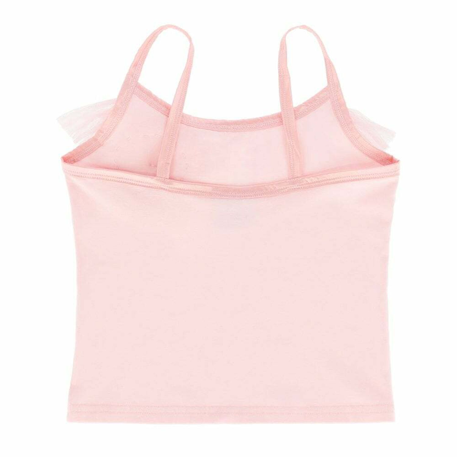 Girls Pink Sleeveless Top, 2, hi-res