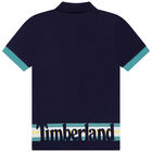 Boys Navy Logo Polo Shirt, 1, hi-res