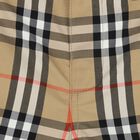 Younger Boys Beige Checkered Shorts, 1, hi-res