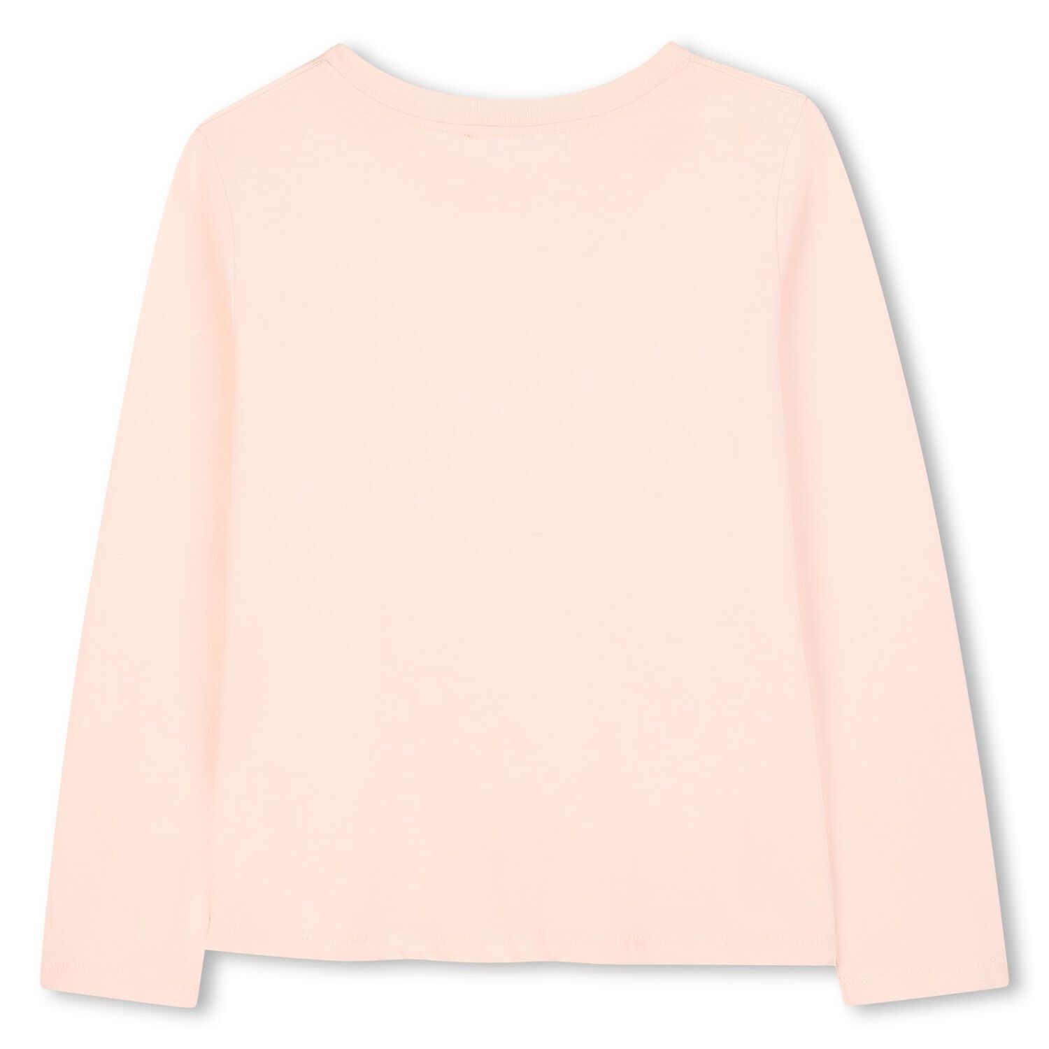 Girls Pink Logo Long Sleeve Top, 1, hi-res image number null