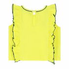 Girls Yellow & Blue Skirt Set, 1, hi-res