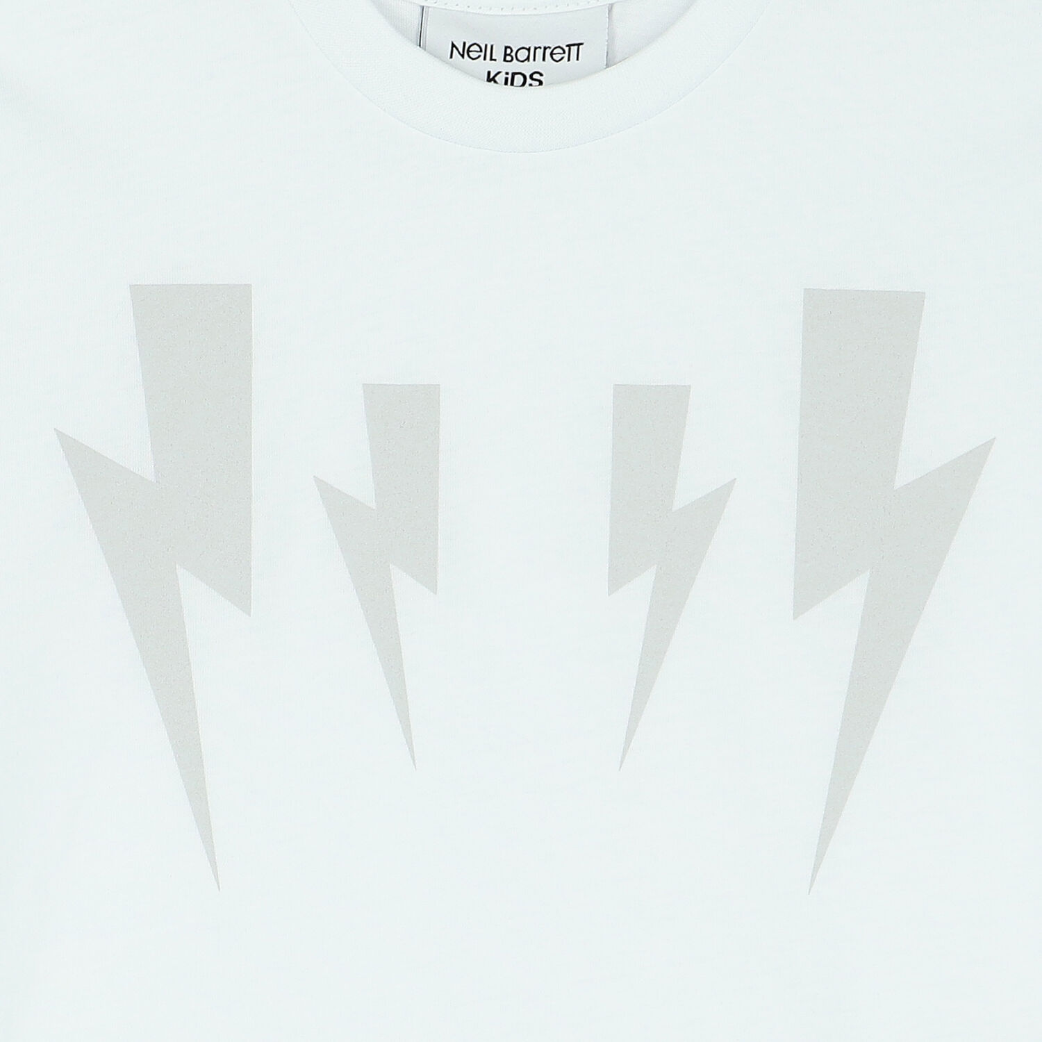 Boys White Thunderbolt T-Shirt, 1, hi-res
