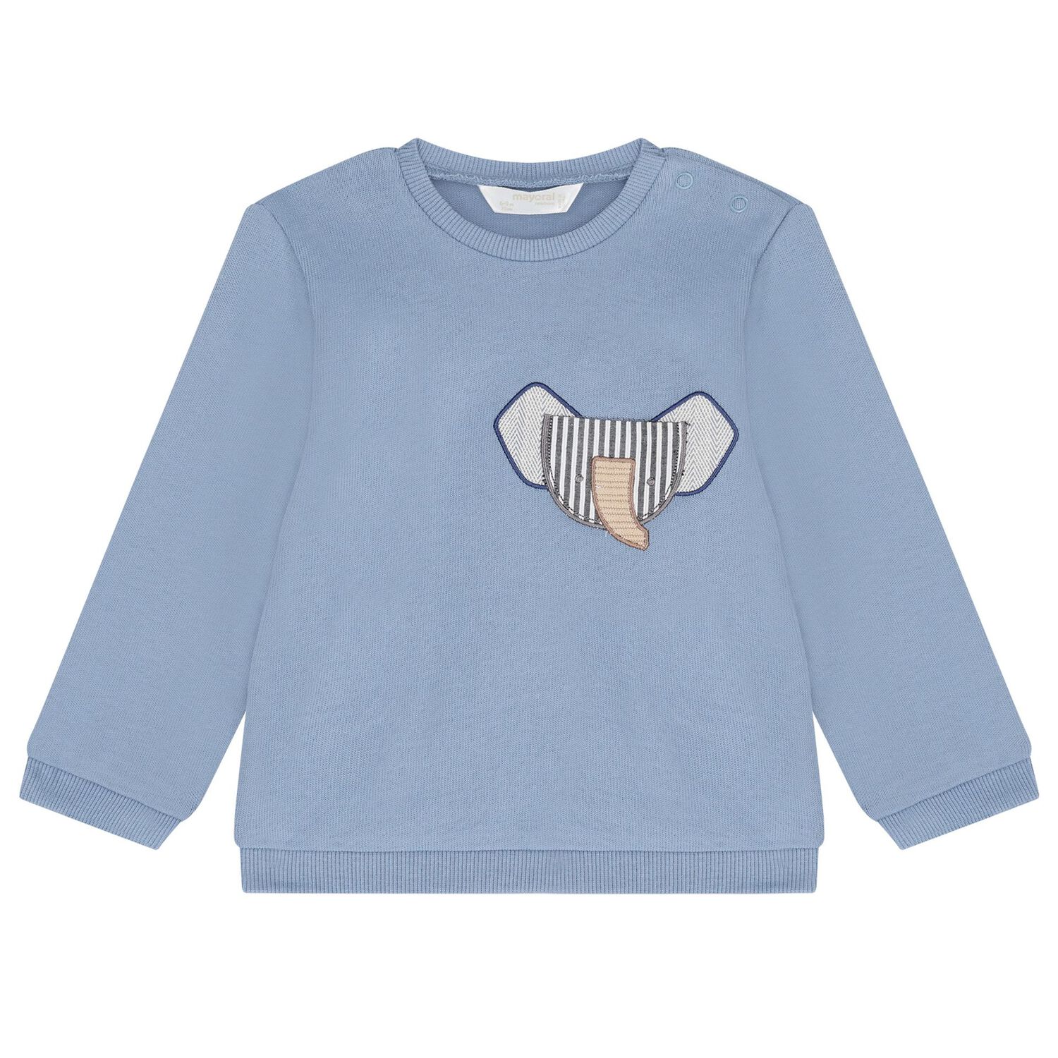 Baby Boys Beige & Blue Tracksuits ( 2 Pack ), 3, hi-res