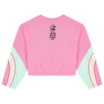 Girls Pink Disney Sweatshirt