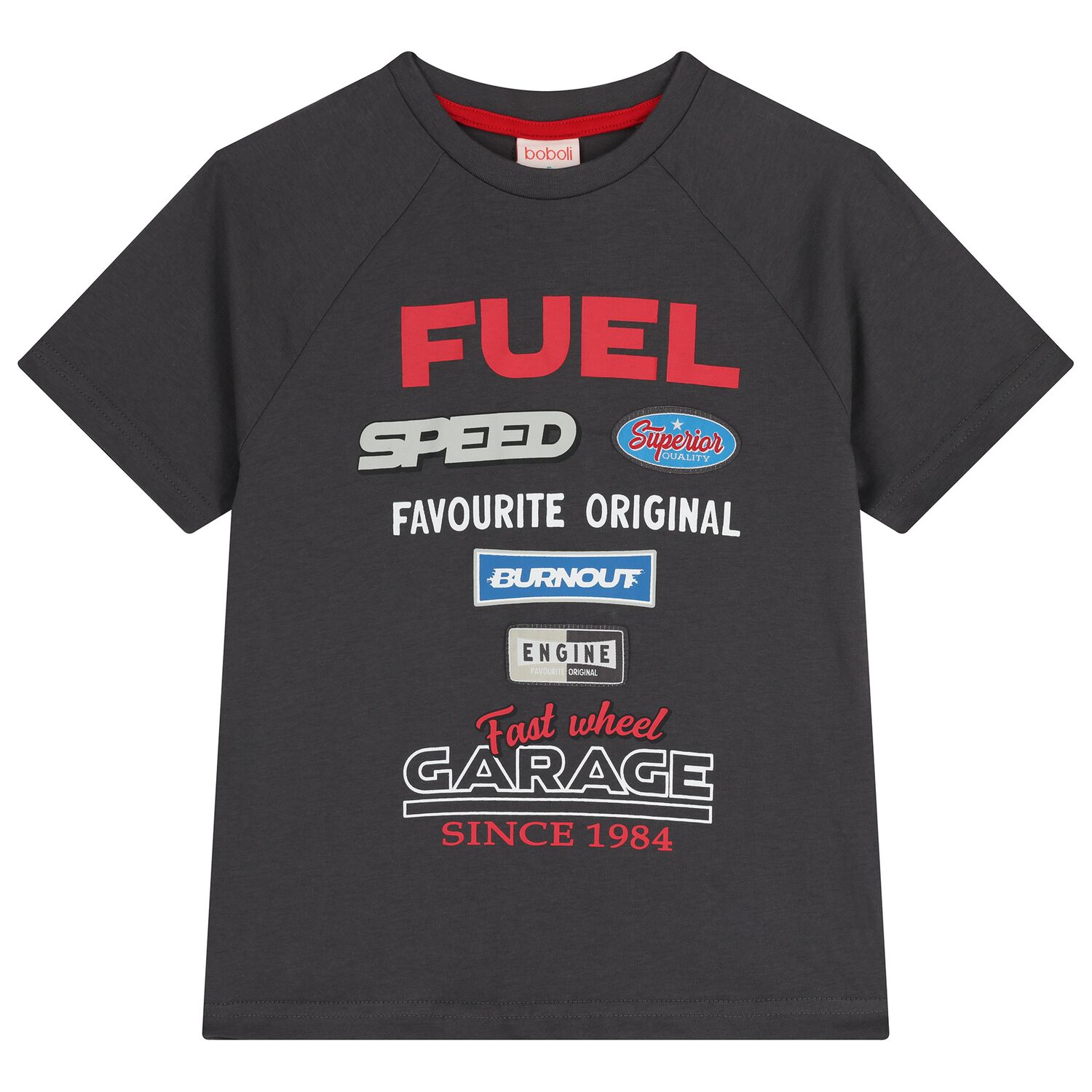 Boys Grey T-Shirt, 1, hi-res