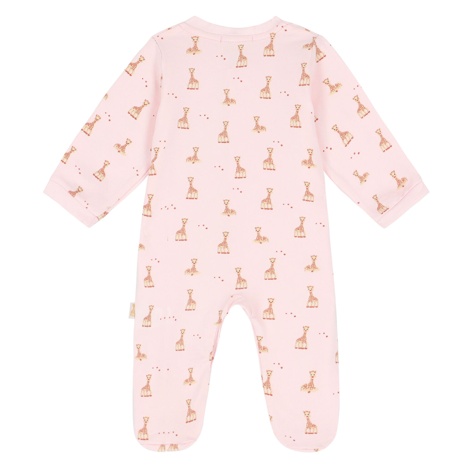 Baby Girls Pink Logo Babygrow, 3, hi-res