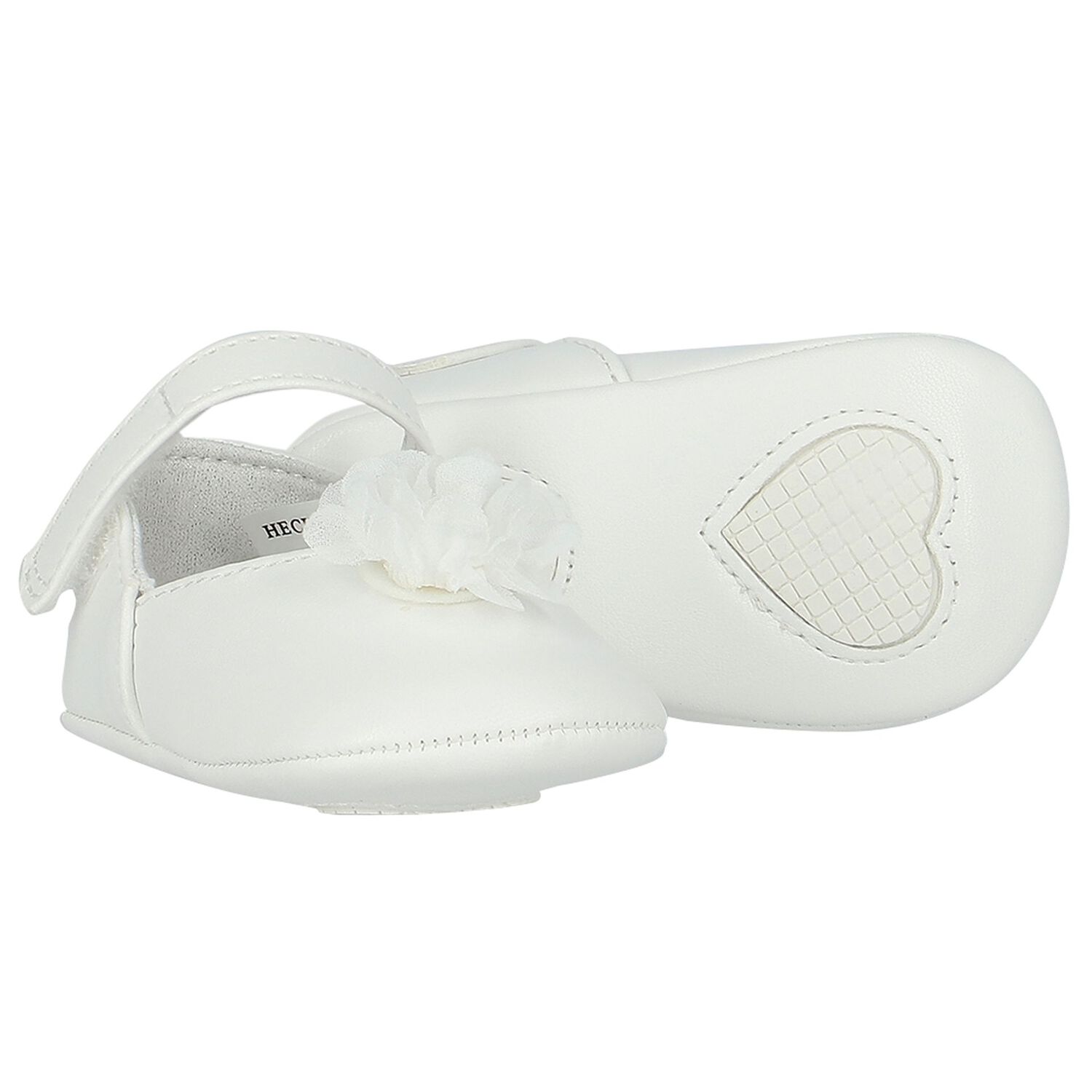 Baby Girls White Pre Walker Shoes, 1, hi-res image number null
