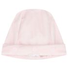 Baby Girls Pink Dots Hat, 2, hi-res