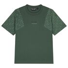 Boys Green Logo T-Shirt, 1, hi-res