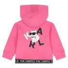 Younger Girls Pink & White Logo 3-Piece Tracksuit, 1, hi-res