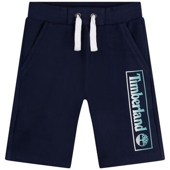 Boys Navy Logo Shorts