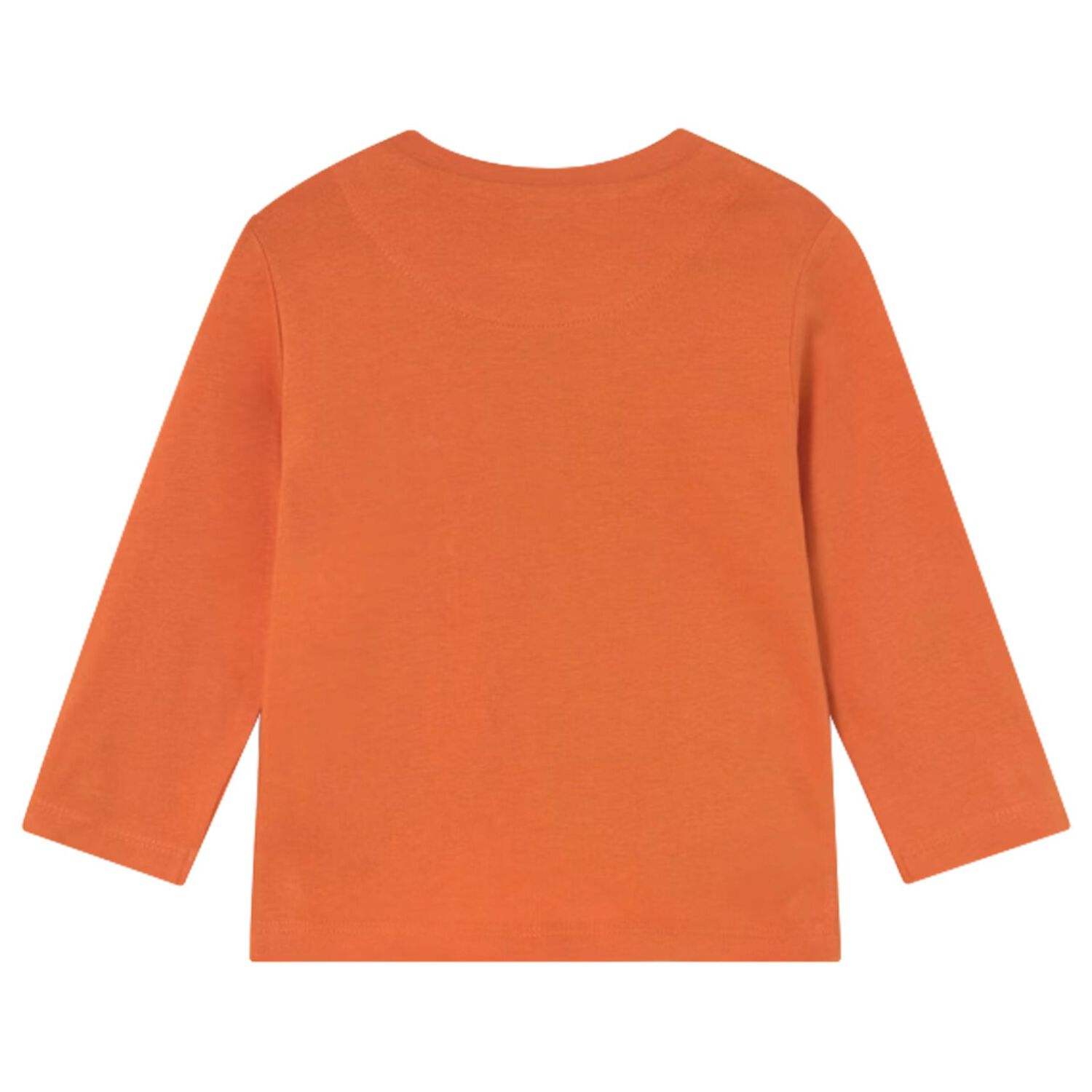Younger Boys Orange Puppies Long Sleeve Top, 1, hi-res