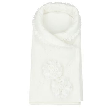 Girls Ivory Flower Baby Nest
