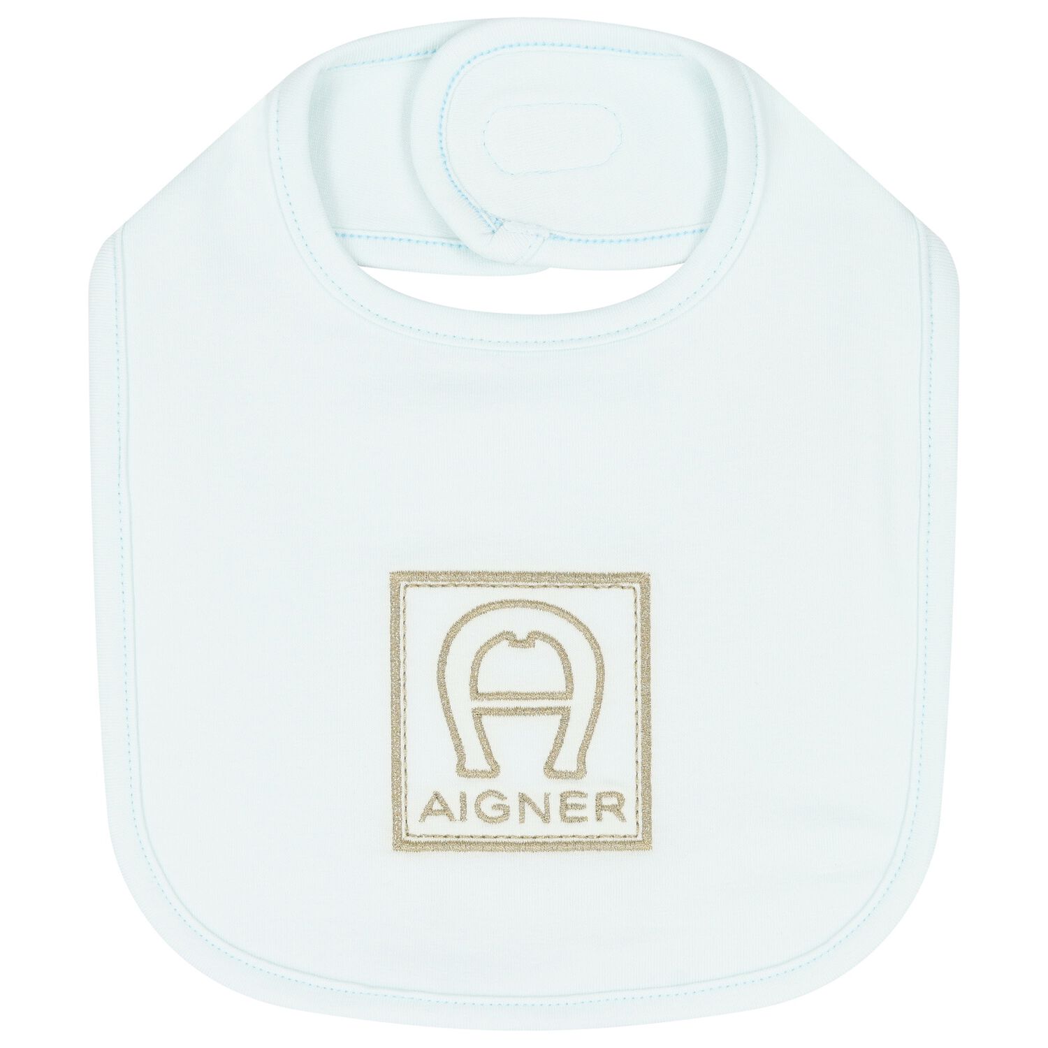 Baby Boys Blue Logo Bib, 2, hi-res image number null