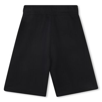 Boys Black Logo Shorts