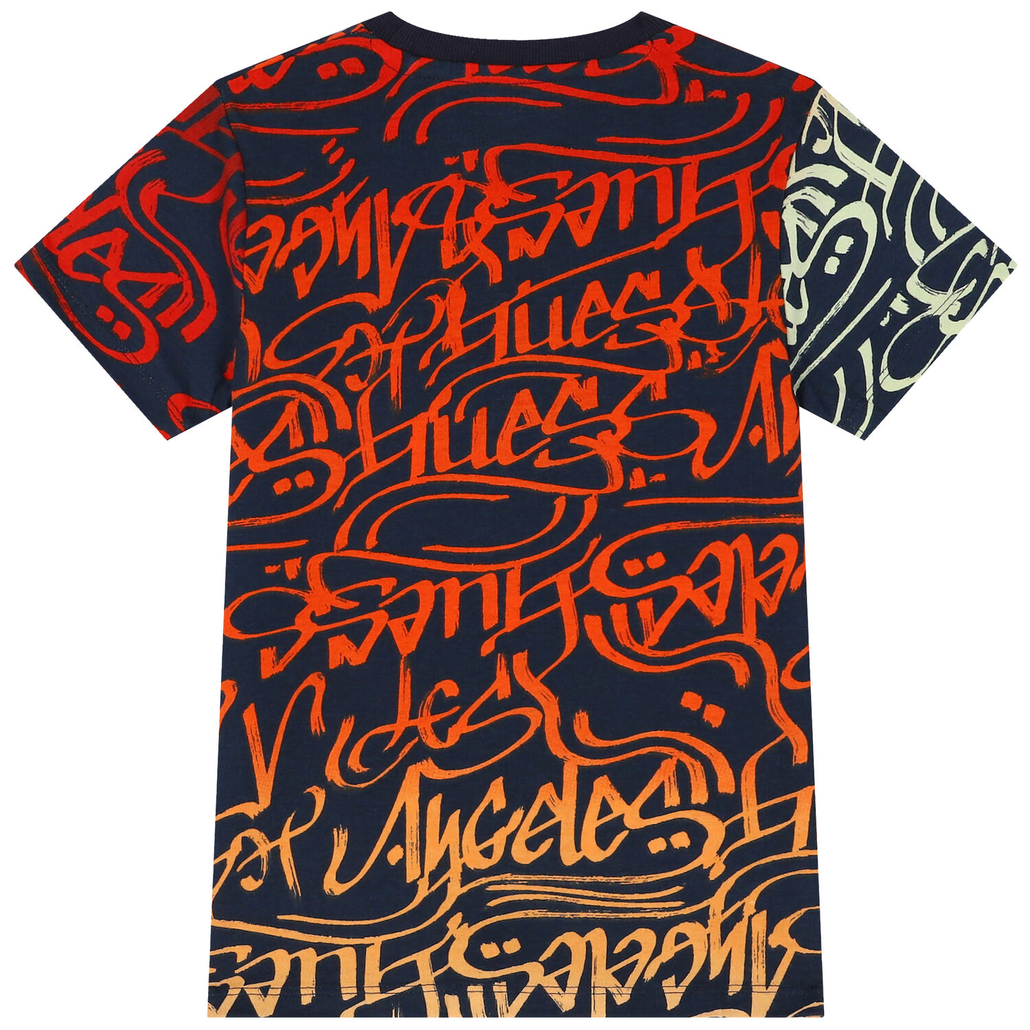 Boys Navy Blue Logo T-Shirt, 3, hi-res