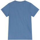 Boys Blue Logo T-Shirt, 1, hi-res