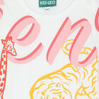 Younger Girls White Logo T-Shirt, 1, hi-res