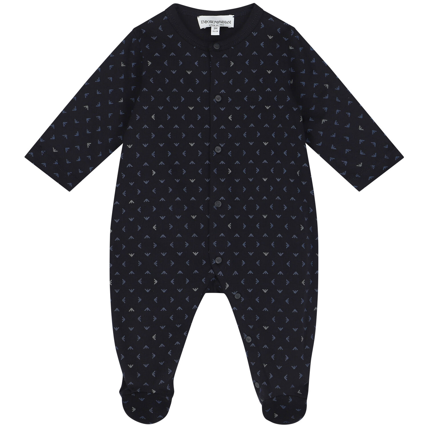 Navy Blue Logo Babygrow Gift Set, 3, hi-res
