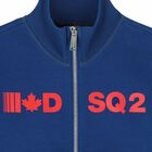 Boys Blue Logo Zip Up Top, 1, hi-res