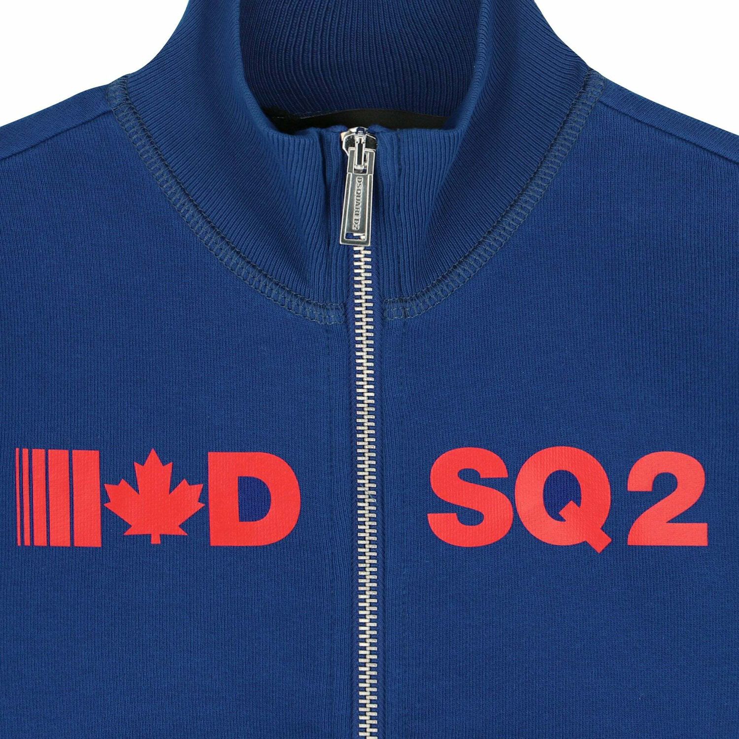 Boys Blue Logo Zip Up Top, 1, hi-res image number null