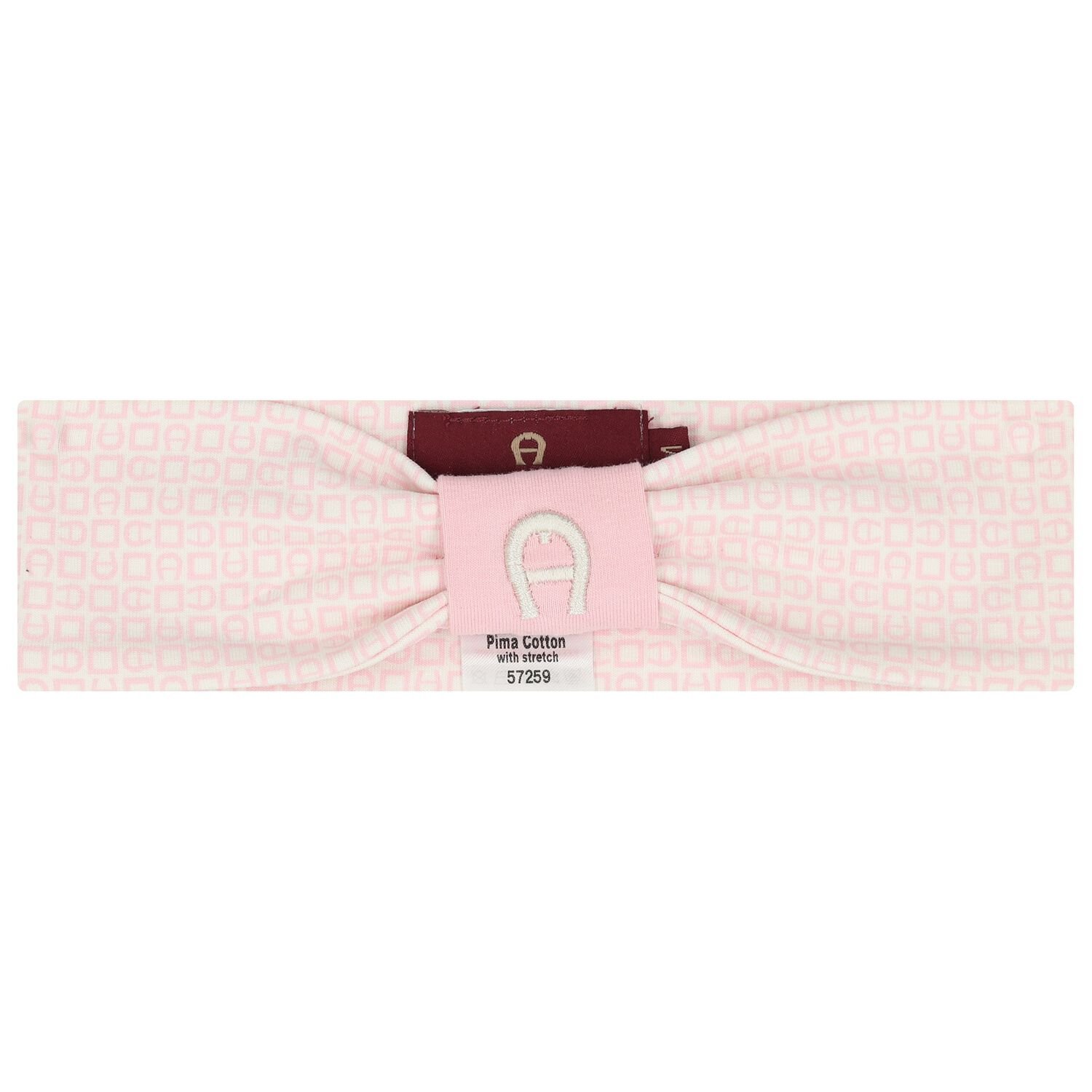 Baby Girls Pink Logo Headband, 2, hi-res