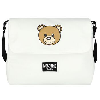 Ivory Teddy Bear Logo Baby Changing Bag