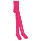 Girls Pink & White Striped Dress Set, 1, hi-res