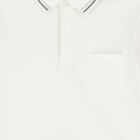Boys White  Polo Shirt, 1, hi-res