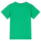Boys Green Crocodile T-Shirt, 1, hi-res
